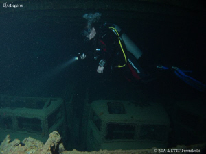 Inside the Thistlegorm. Canon G10, W20 Ikelite & Inon D2000. by Bea & Stef Primatesta 
